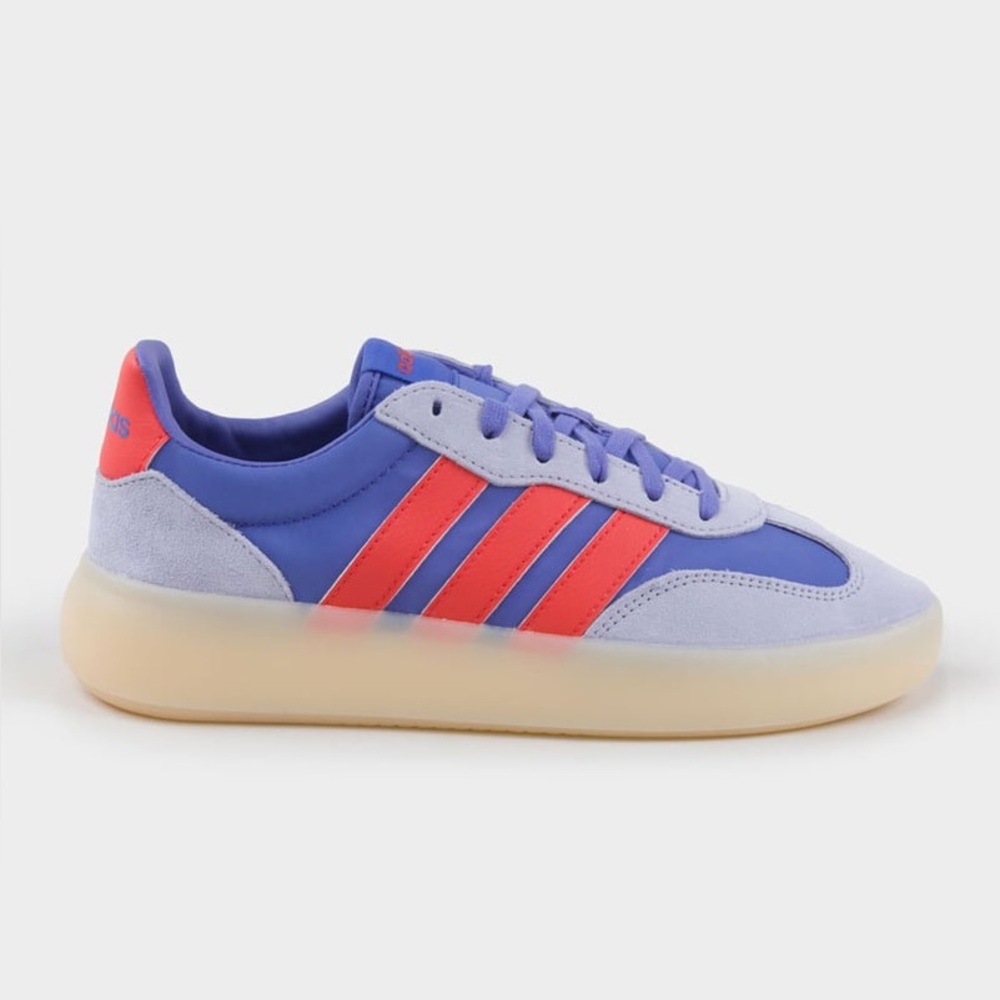 NWT Adidas Barreda Decode shoe in the "Violet Tone / Bright Red" colorway